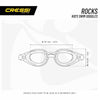 Swimming Goggles Rocks Kids Transparent Cressi DE201360