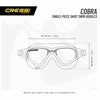 Swimming Mask Cobra Transparent-Black Cressi DE201950