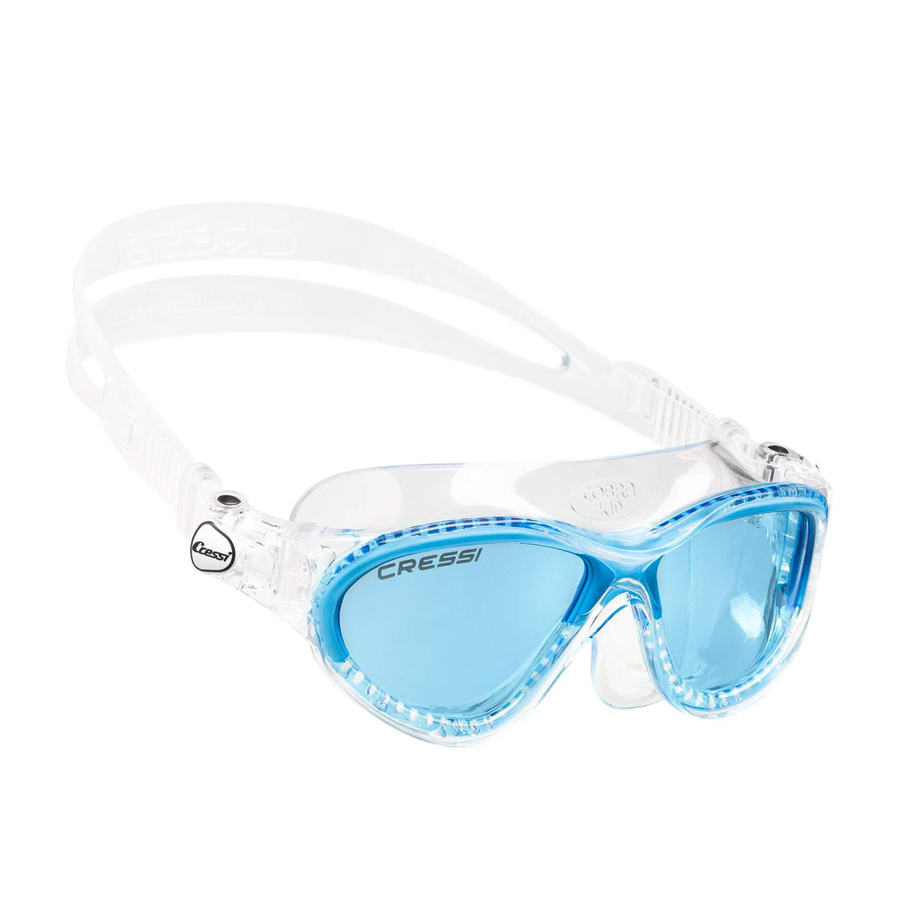 Swimming Mask Cobra Kids Blue Lenses Transparent-Blue Cressi DE202023