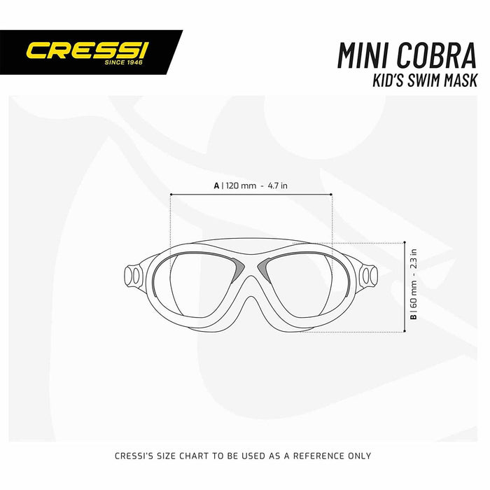 Maschera da nuoto Cobra Kids Trasparente-Lima Cressi DE202067