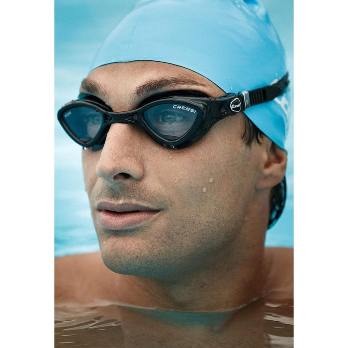 Swimming Goggles Fox Dark-Black Cressi DE202150