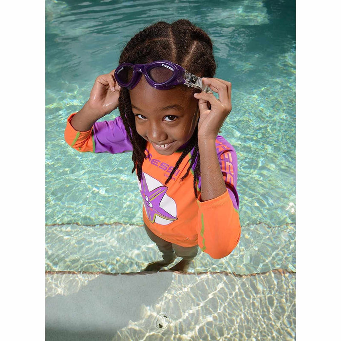 Swimming Goggles King Crab Kids Transparent-Pink Cressi DE202240