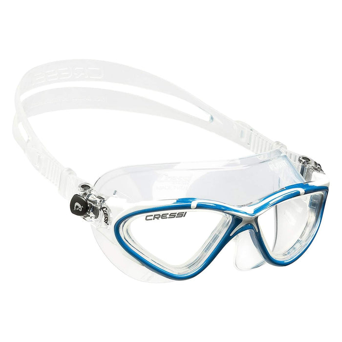 Masque de natation Planet Transparent-Blanc-Bleu Cressi DE202620
