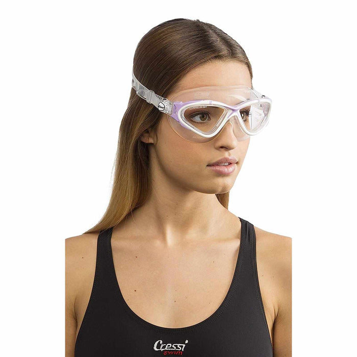 Swimming Mask Planet Transparent-White-Lilac Cressi DE202641