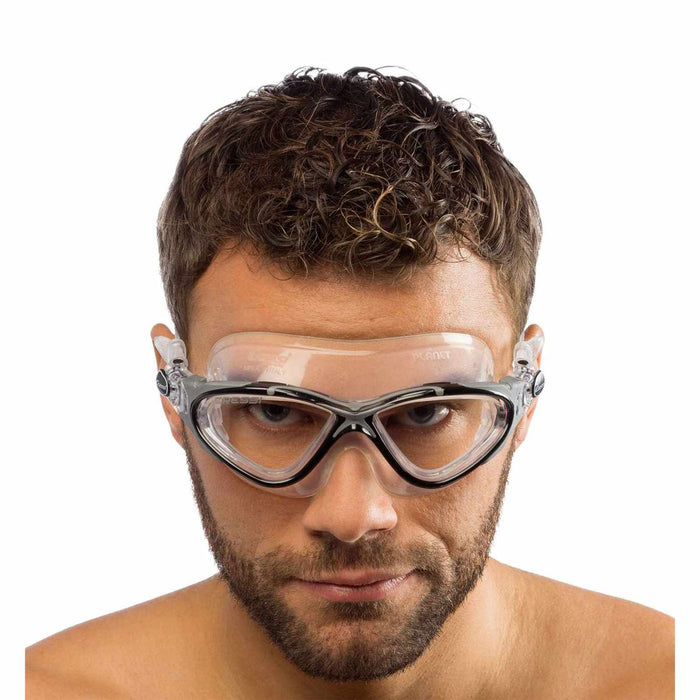 Swimming Mask Planet Transparent-White-Silver Cressi DE202650