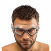 Swimming Mask Planet Transparent-White-Silver Cressi DE202650