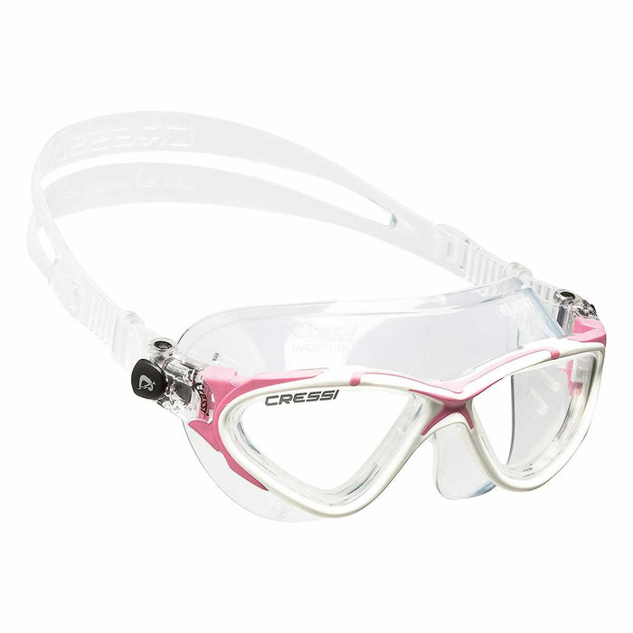 Swimming Mask Planet Transparent-White-Silver Cressi DE202650