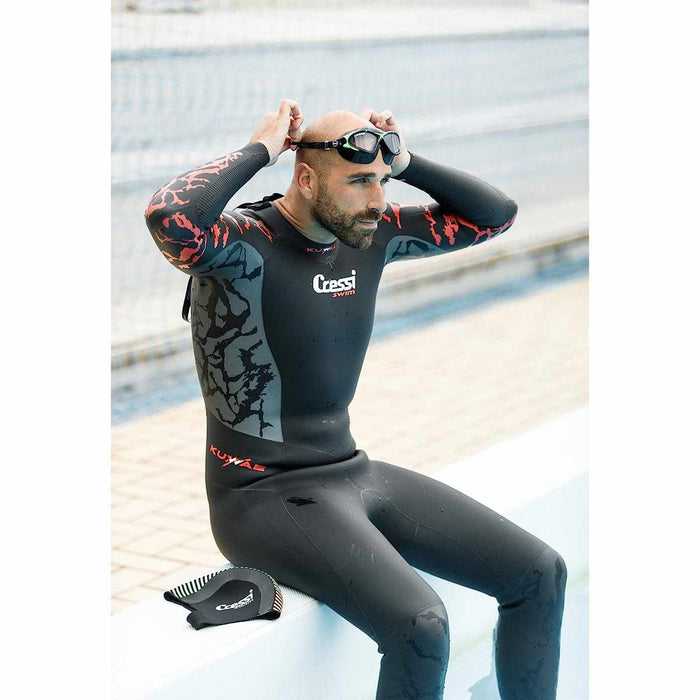 Swimming Mask Planet Transparent-Black-Silver Smoked Lenses Cressi DE202651