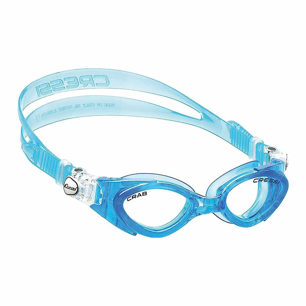 Oculus da nuoto Crab Kids Trasparente-Blu-Chiaro Cressi DE203122