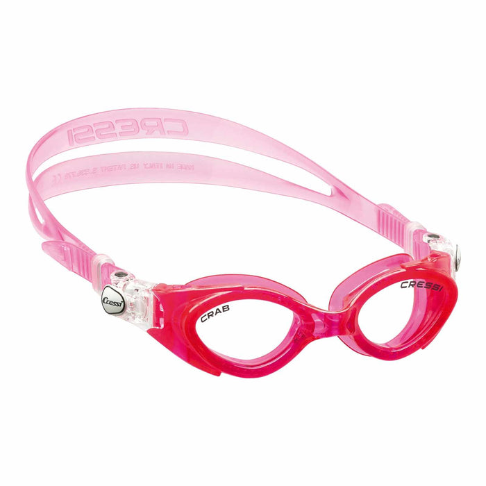 Oculus da nuoto Crab Kids Trasparente-Rosa Cressi DE203140