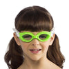Swimming Goggles Crab Kids Transparent-Lime Cressi DE203167