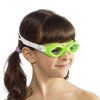 Swimming Goggles Crab Kids Transparent-Lime Cressi DE203167
