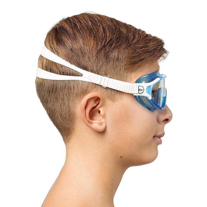 Maschera da nuoto Baloo Kids Bianco-Blu Cressi DE203220