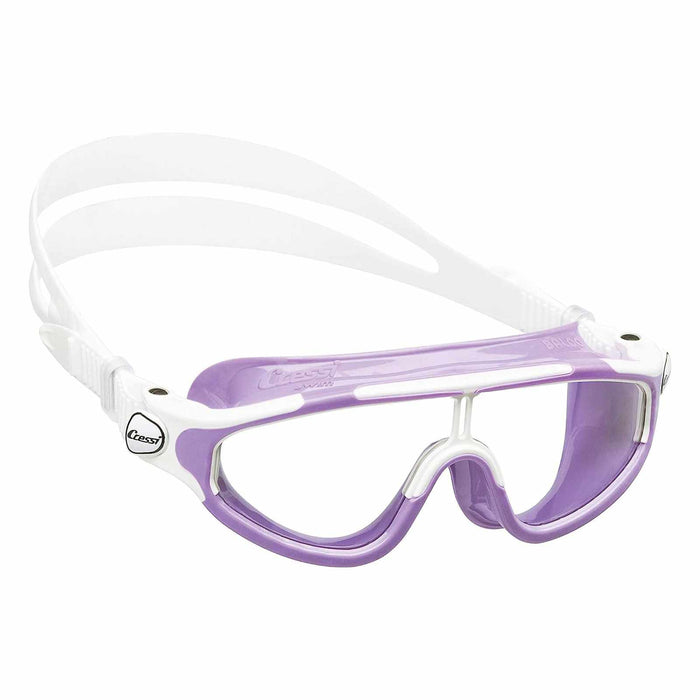 Maschera da nuoto Baloo Kids Bianco-Lilla Cressi DE203241