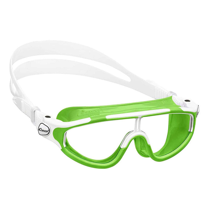 Maschera da nuoto Baloo Kids Bianco-Lima Cressi DE203267