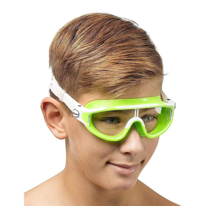 Maschera da nuoto Baloo Kids Bianco-Lima Cressi DE203267