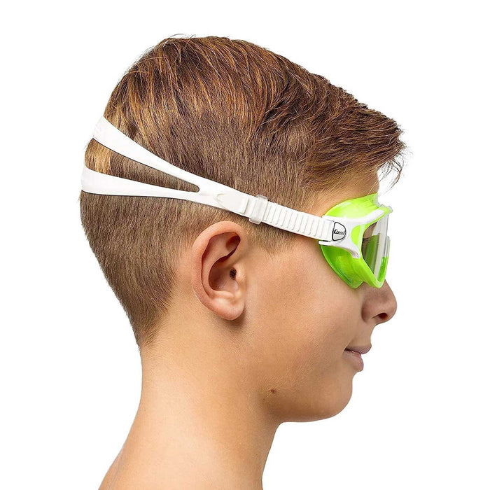 Maschera da nuoto Baloo Kids Bianco-Lima Cressi DE203267