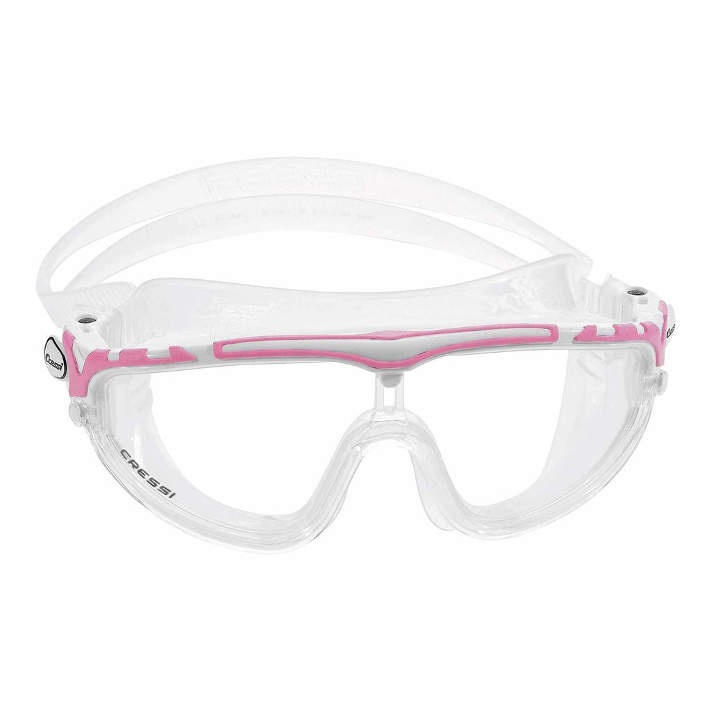 Maschera da nuoto Skylight Trasparente-Bianco-Rosa Cressi DE203340
