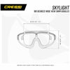 Maschera da nuoto Skylight Trasparente-Bianco-Rosa Cressi DE203340