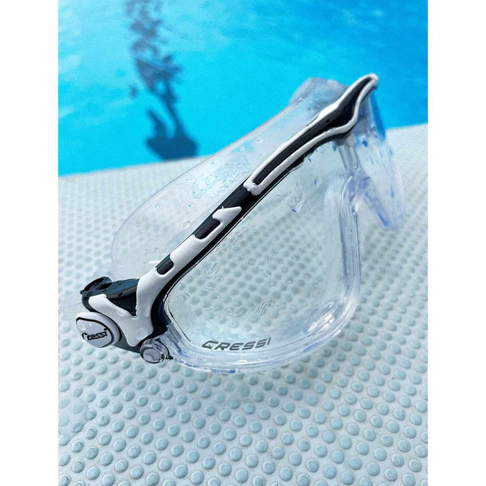 Swimming Mask Skylight Transparent-White-Black Cressi DE203350