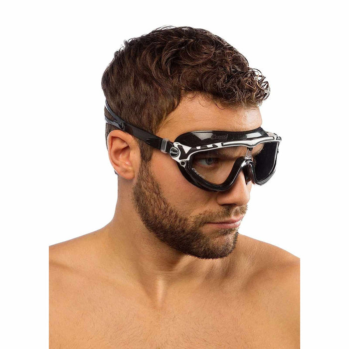 Maschera da nuoto Skylight Scura-Nero-Bianco Cressi DE203451