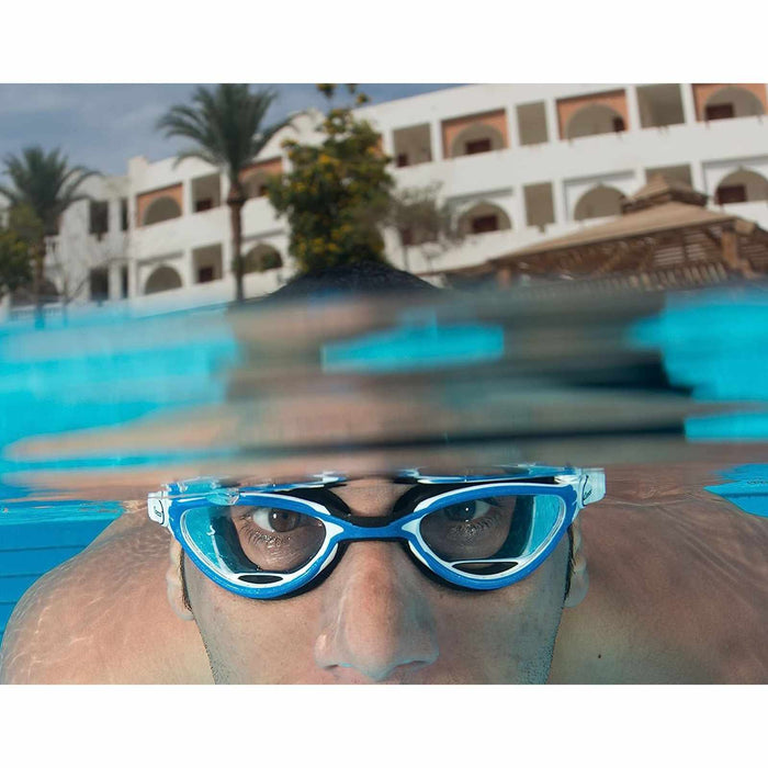 Occhialini da nuoto Thunder Scuro-Bianco-Blu Cressi DE203520