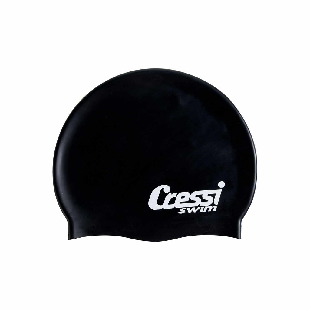 Swimming Silicone Cap Adult Black Cressi FDF220150