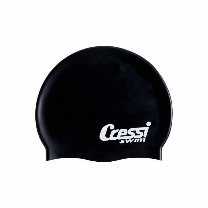 Swimming Silicone Cap Adult Black Cressi FDF220150