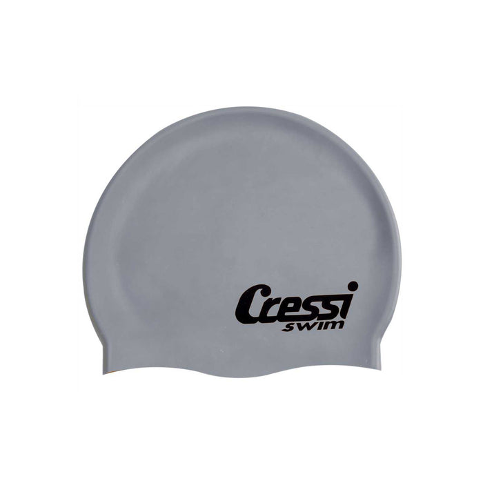 Swimming Silicone Cap Adult Silver Cressi FDF220155