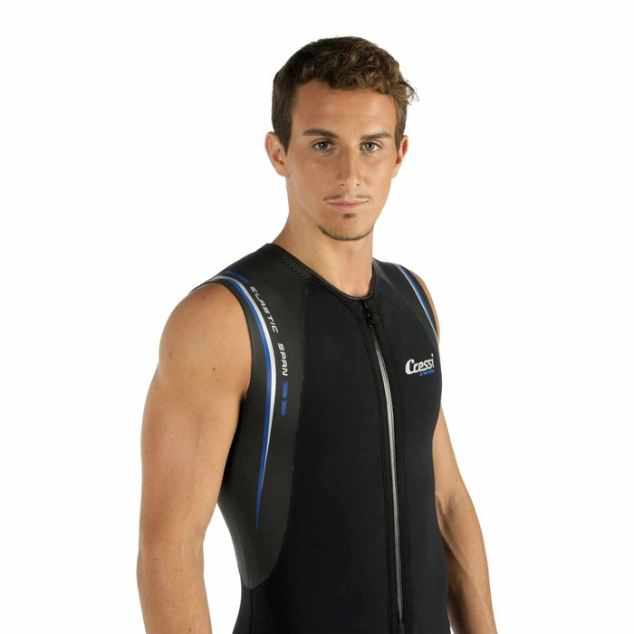 Costume da bagno Termico Uomo 2mm Nero-Grigio S-2 Cressi DG000902