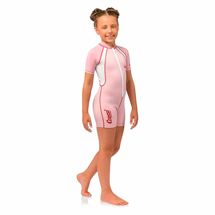 Short Wetsuit Baby 1,5mm Pink S-2 Years Cressi DG001101