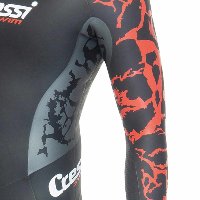 Mutino Kuwae Uomo 2-3-4mm Nero-Rosso S-2 Cressi DG002412