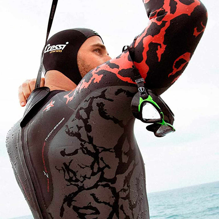 Mutino Kuwae Uomo 2-3-4mm Nero-Rosso M-3 Cressi DG002413