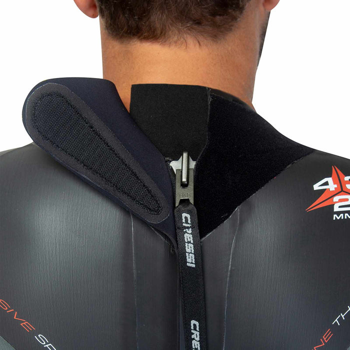 Wetsuit Kuwae Man 2-3-4mm Black-Red XL-5 Cressi DG002415