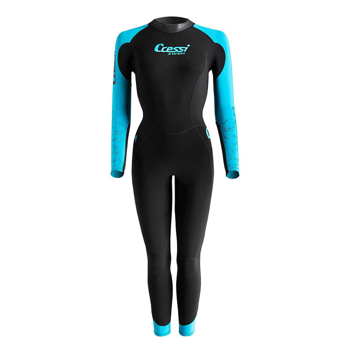 Wetsuit Karua Woman 3-2mm Black-Turquoise M-3 Cressi DG003003