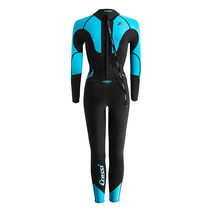 Wetsuit Karua Woman 3-2mm Black-Turquoise L-4 Cressi DG003004