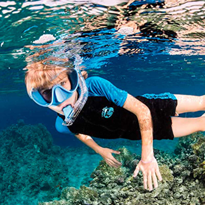 Short Wetsuit Little Shark Kids 2mm Lime M-7-8 Years Cressi XDG003305