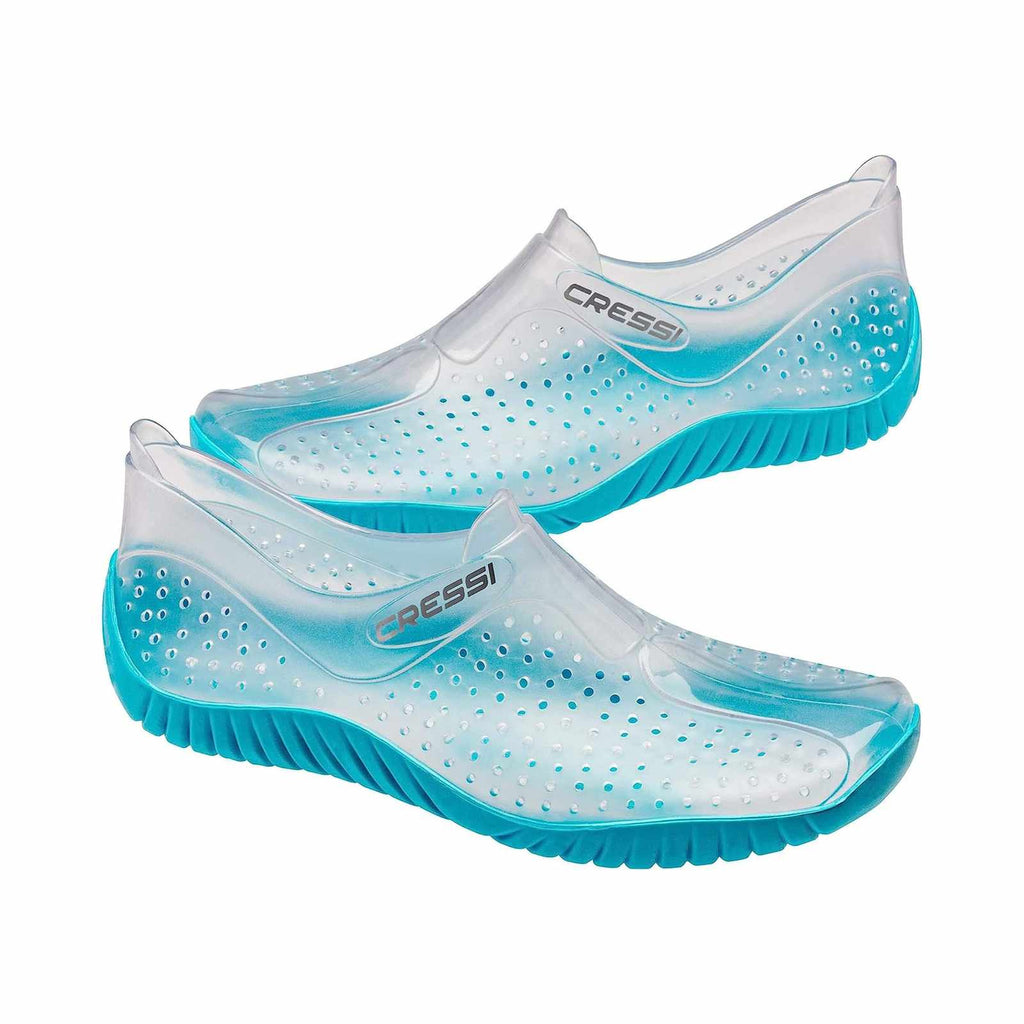 Scarpe da acqua antiscivolo trasparenti blu misura 37 Cressi XVB951037