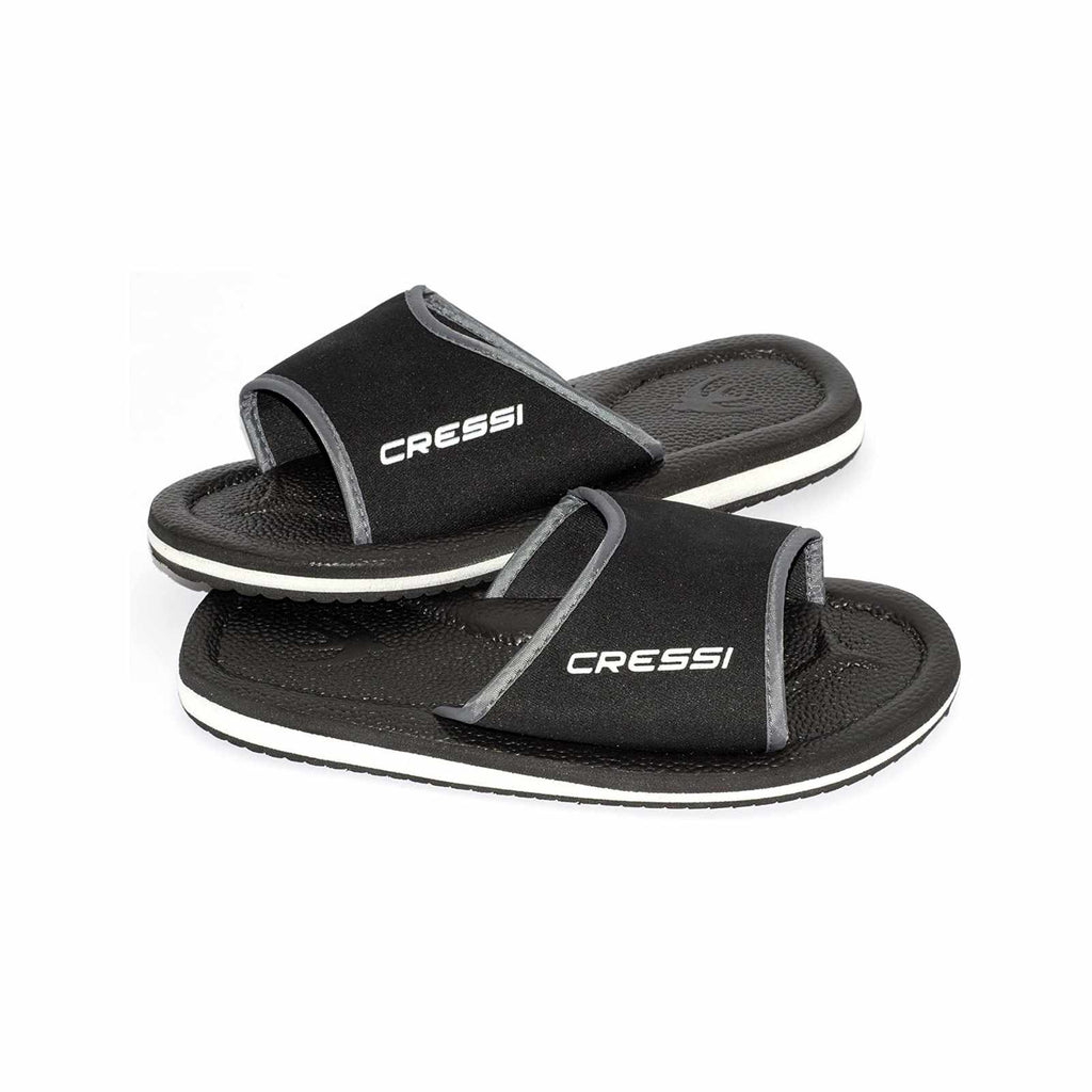 Flip Flops Lipari Black Size 38 Cressi VB951638