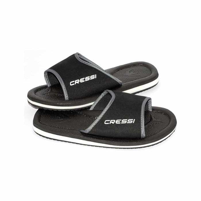 Flip Flops Lipari Black Size 38 Cressi VB951638