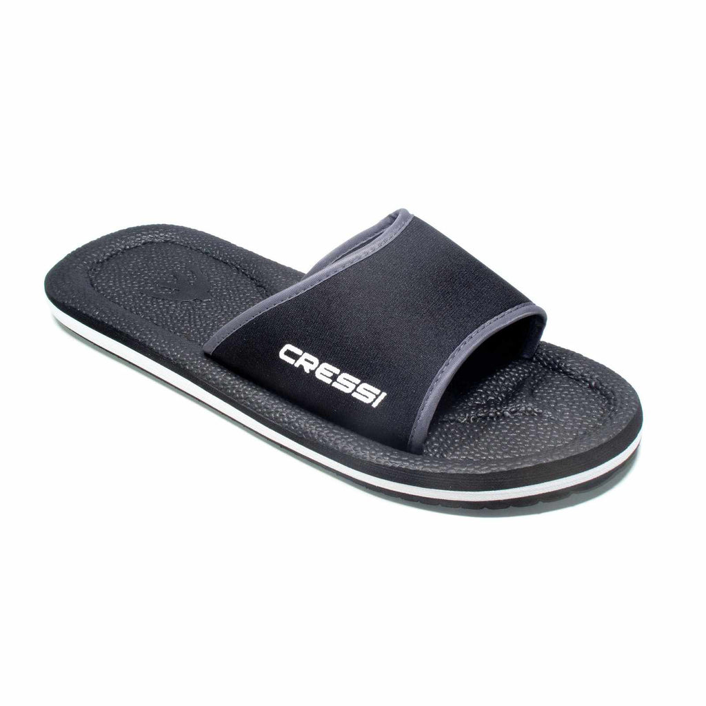 Flip Flops Lipari Black Size 45 Cressi VB951645