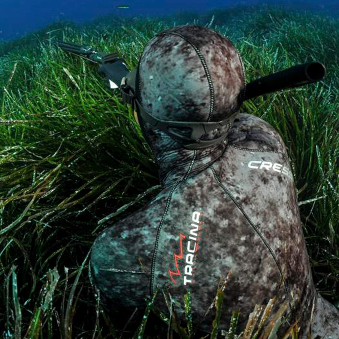 Fishing Wetsuit Bottom Tracina Ultraspan Man 3,5mm Camo S-2 Cressi LE464902