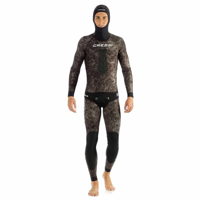 Haut de combinaison de pêche Tracina Ultraspan homme 5mm camo XL-5 Cressi LE465005