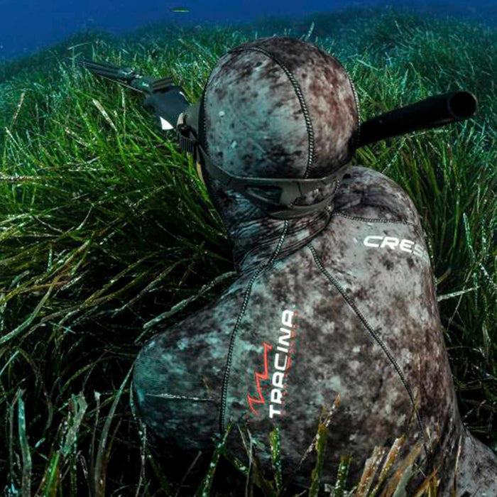 Haut de combinaison de pêche Tracina Ultraspan homme 5mm camo XL-5 Cressi LE465005