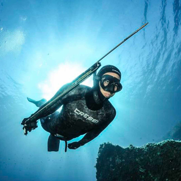 Parte inferior de traje de neopreno para pesca Tracina Ultraspan hombre 5mm camuflaje XL-5 Cressi LE465105