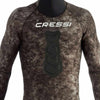 Fishing Wetsuit Top Tracina Ultraspan Man 7mm Camo M-3 Cressi LE465203