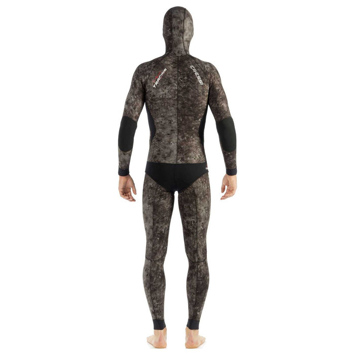 Fishing Wetsuit Bottom Tracina Ultraspan Man 7mmn Camo L-4 Cressi LE465304