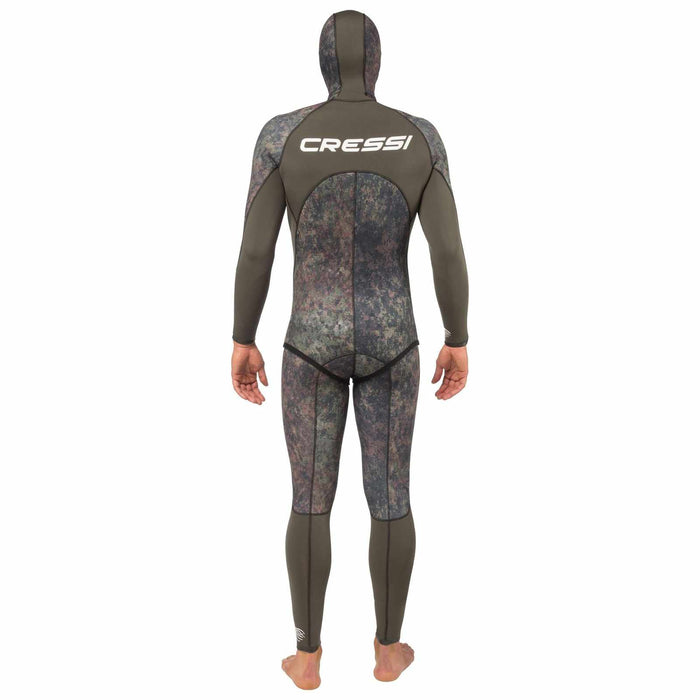 Top de traje de neopreno para pesca Seppia Ultraspan Hombre 3,5mm Camo S-2 Cressi LE468002