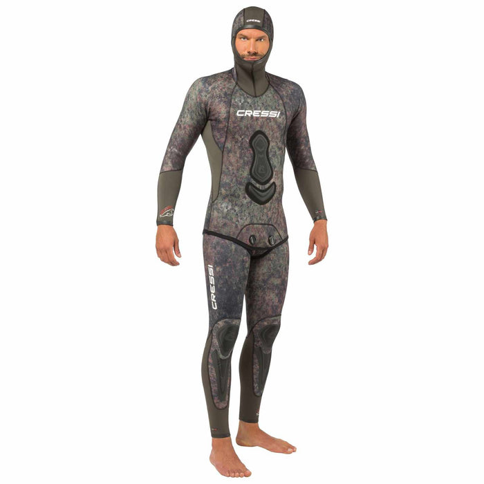 Giacca in neoprene da pesca Seppia Ultraspan Uomo 3,5mm Camo M-3 Cressi LE468003