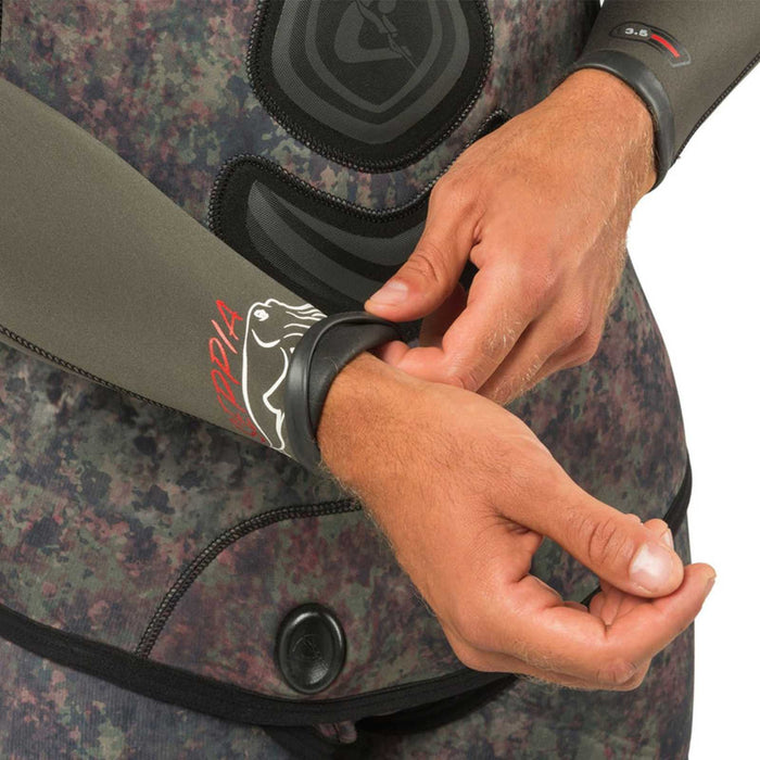 Giacca in neoprene da pesca Seppia Ultraspan Uomo 5mm Camo M-3 Cressi LE468203